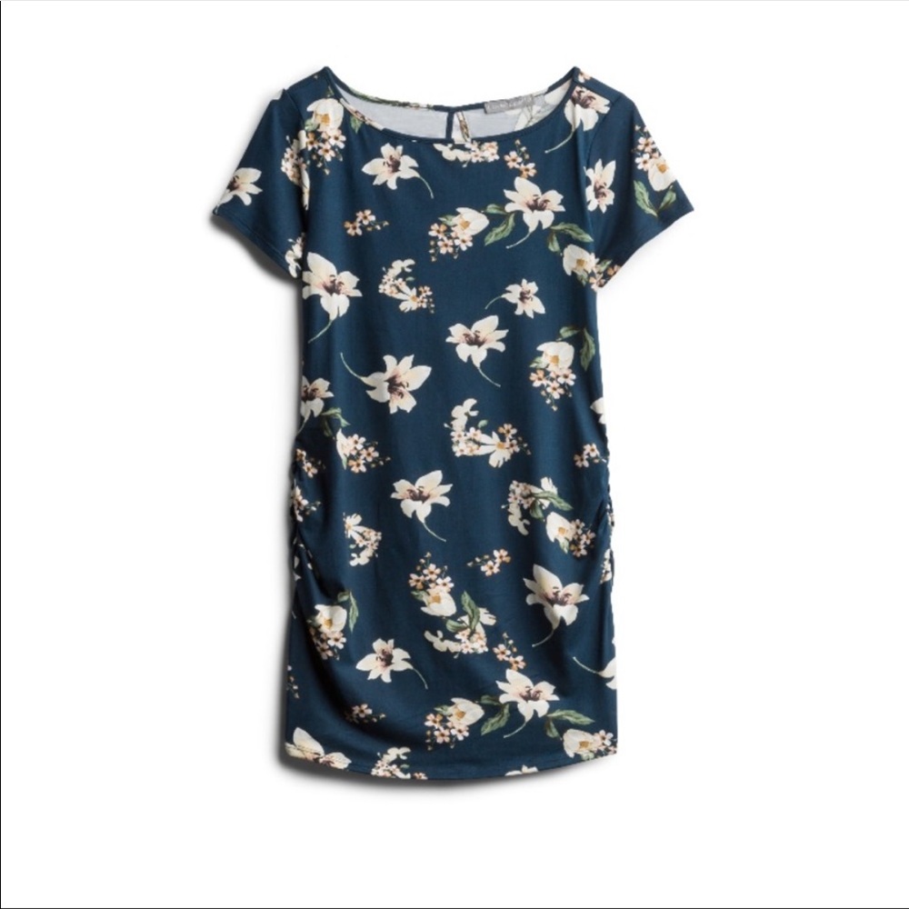 Stitch Fix Loveappella Blue Floral Maternity Top